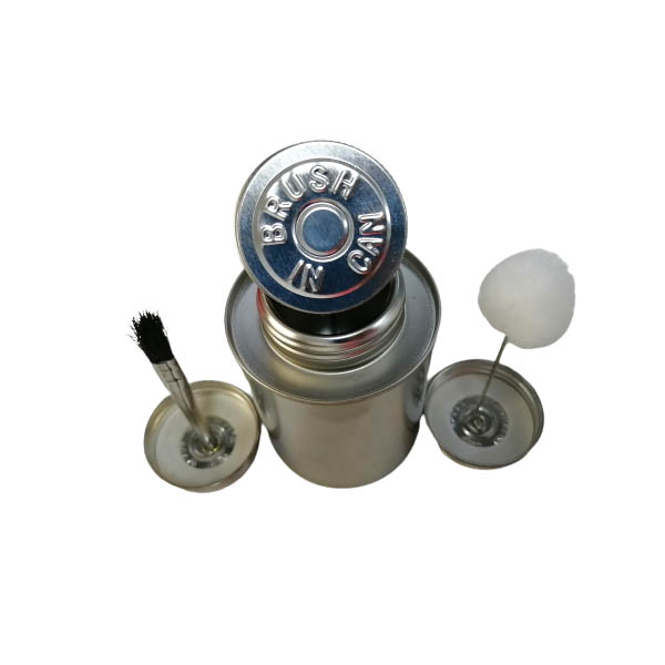 brush tin can for pvc brush tin can for pvc