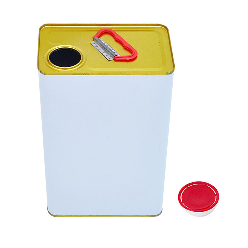 5L Rectangular Tin Can