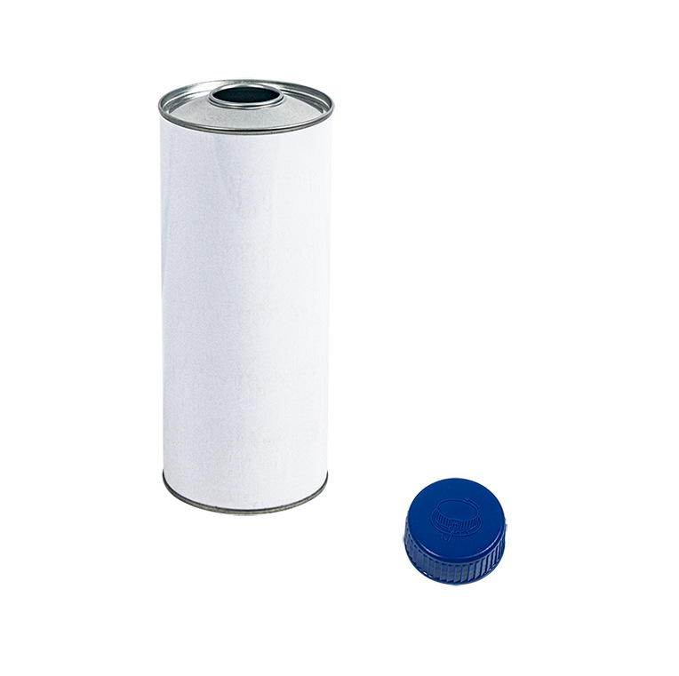 1L Tin Can with Plastic Cap 