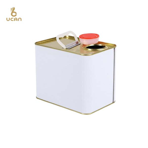 2L Rectangular Tin Can