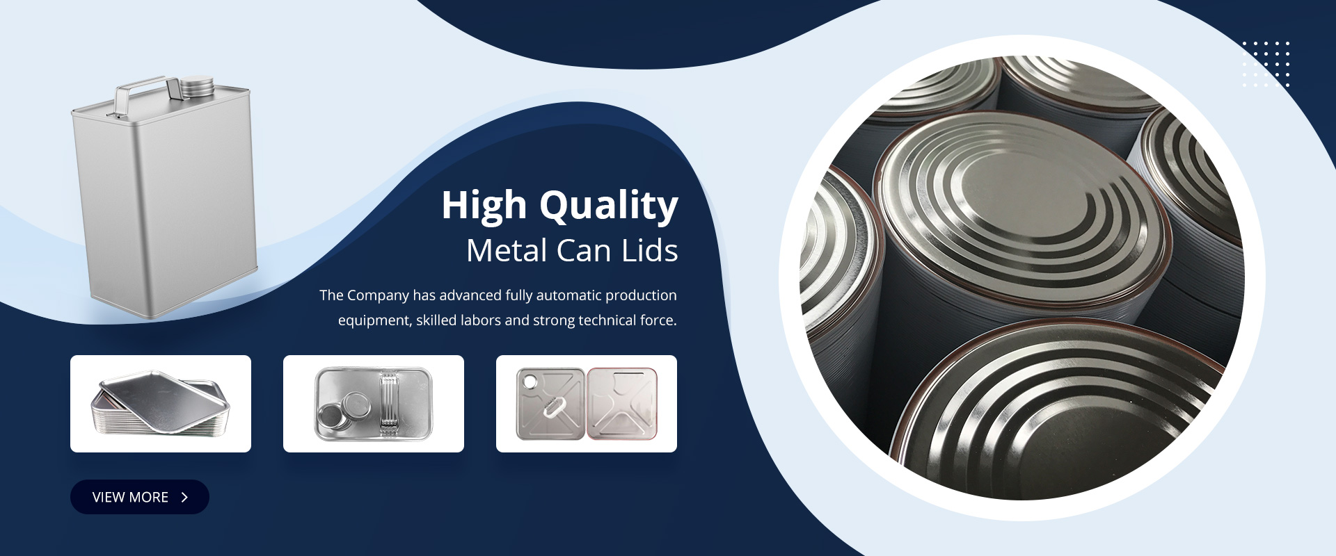 High Quality Metal Can Lids