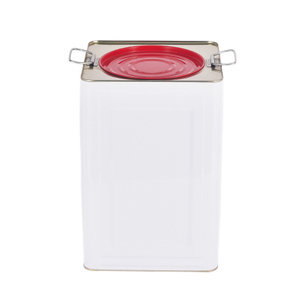 18L Square Tin Can with Lid for Food